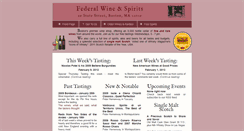 Desktop Screenshot of new.federalwine.com